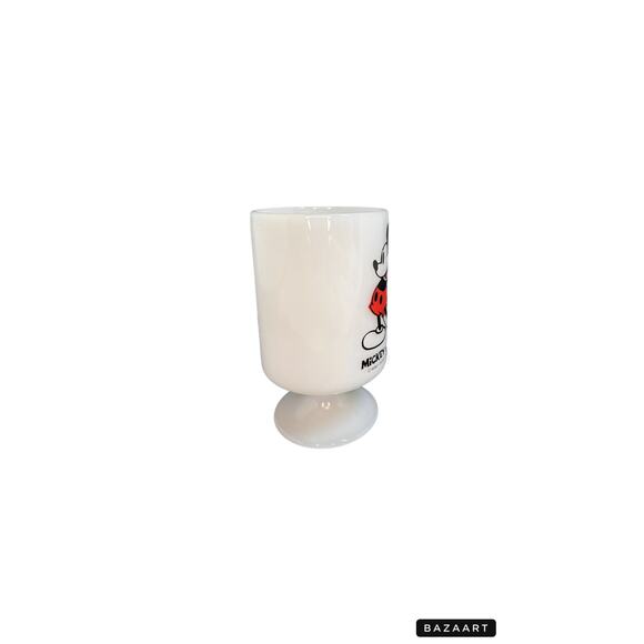 Walt Disney Vintage Breakable 8 ounceMickey Mouse Pedestal White Mug - Picture 6 of 8